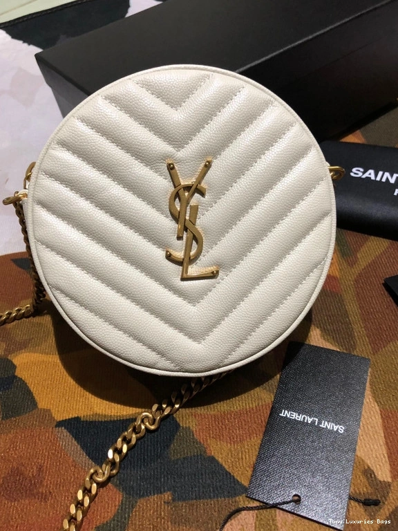 Tony Luxuries CAMERA VINYLE BAG YSL ROUND 0722